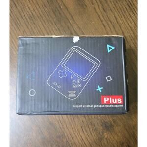 Game Box Plus Handheld Console – Retro Gaming System w/ Preloaded Games